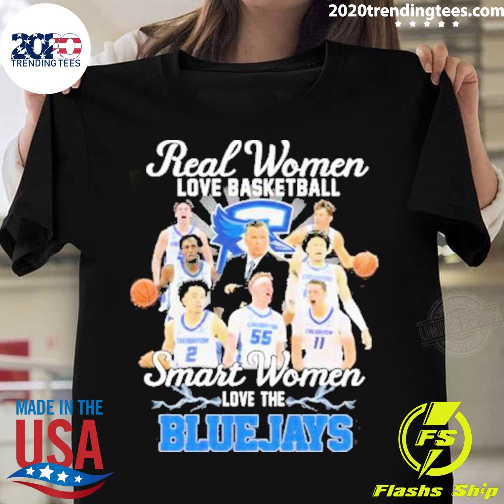 Official real Women Love Basketball Smart Women Love The Blue Jays 2023 T-shirt