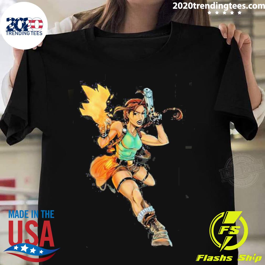 Official reloaded Guns Tomb Raider T-shirt
