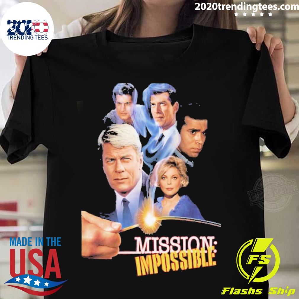 Official retro Impossible Mission 60s Cast Tribute T-shirt
