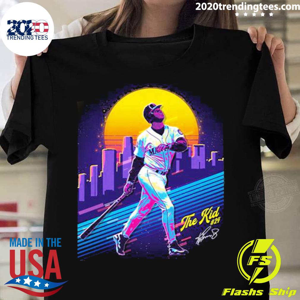 Official retro Ken Griffey Jr The Kid Baseball T-shirt