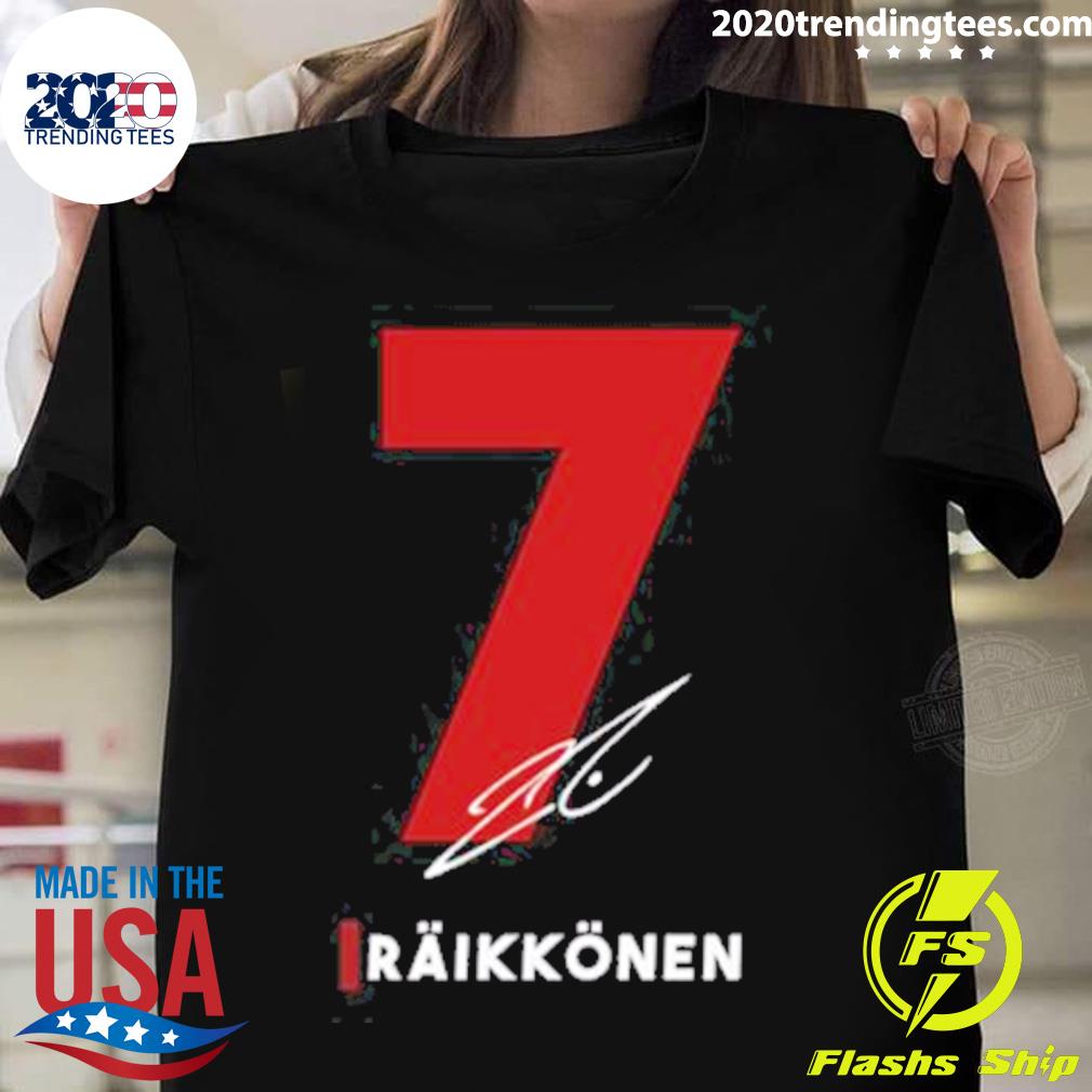 Official signature Art Kimi Raikkonen T-shirt