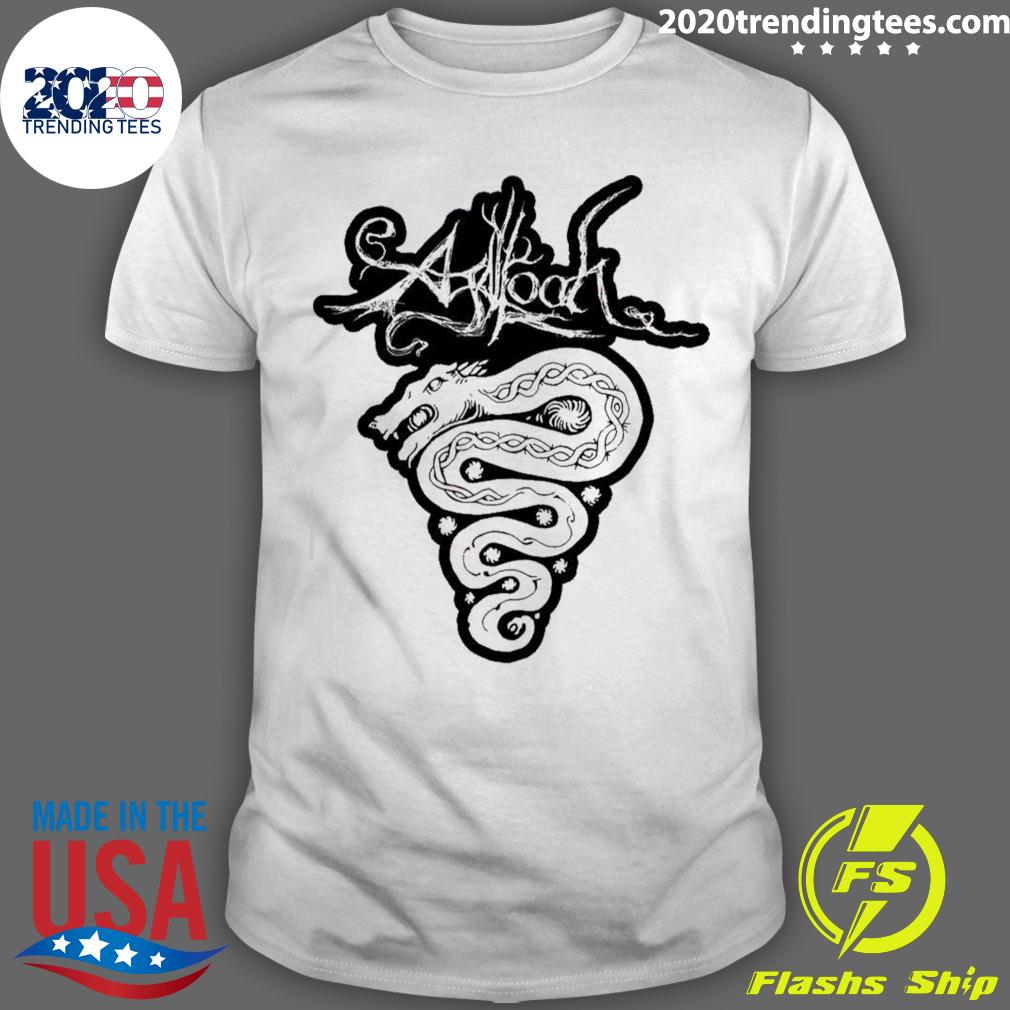 Official snake White Agalloch T-shirt