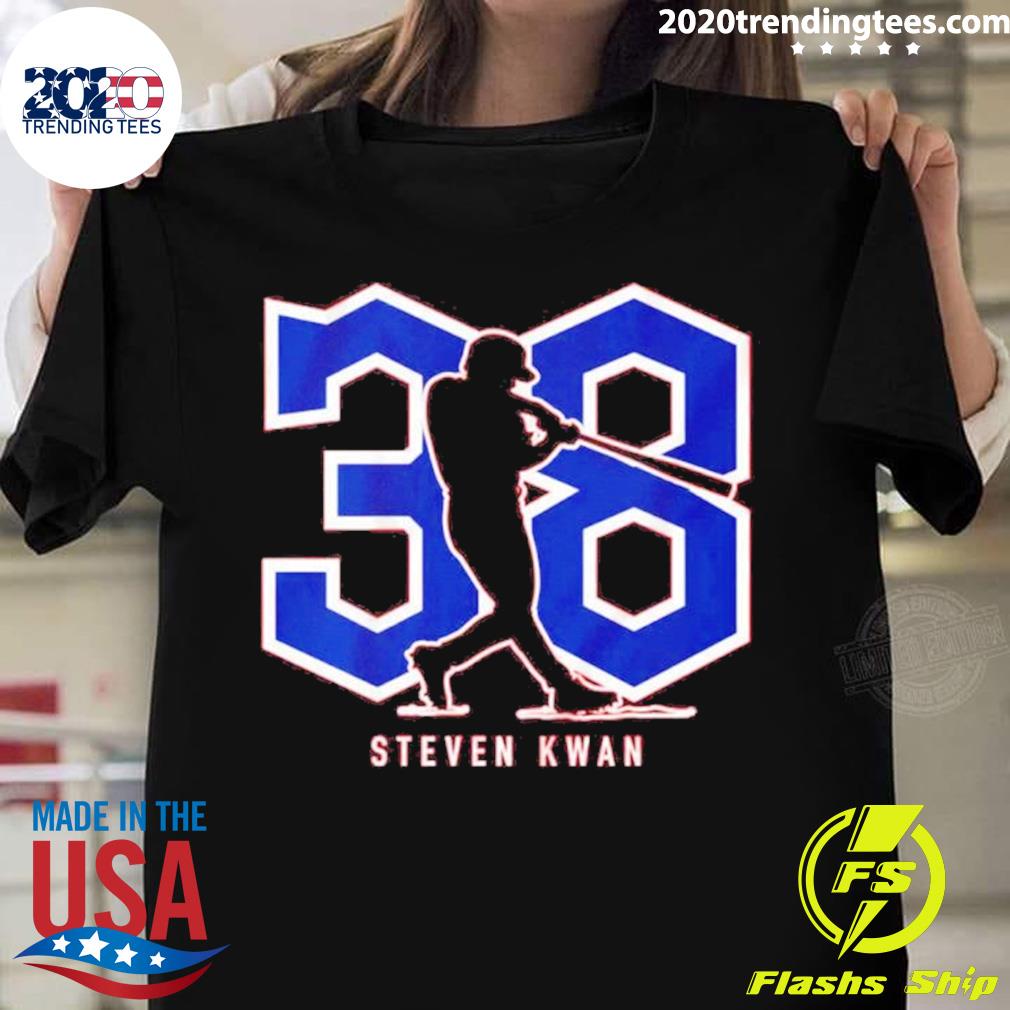 Official steven Kwan 38 Cleveland T-shirt