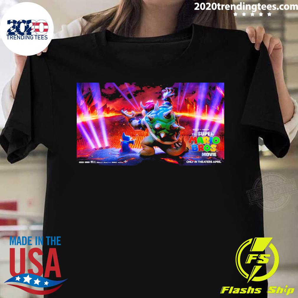 Official the Super Mario Bros Movie Only In Theaters April T-shirt