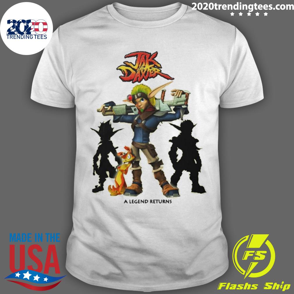 Official trilogy Cartoon Jak And Daxter T-shirt