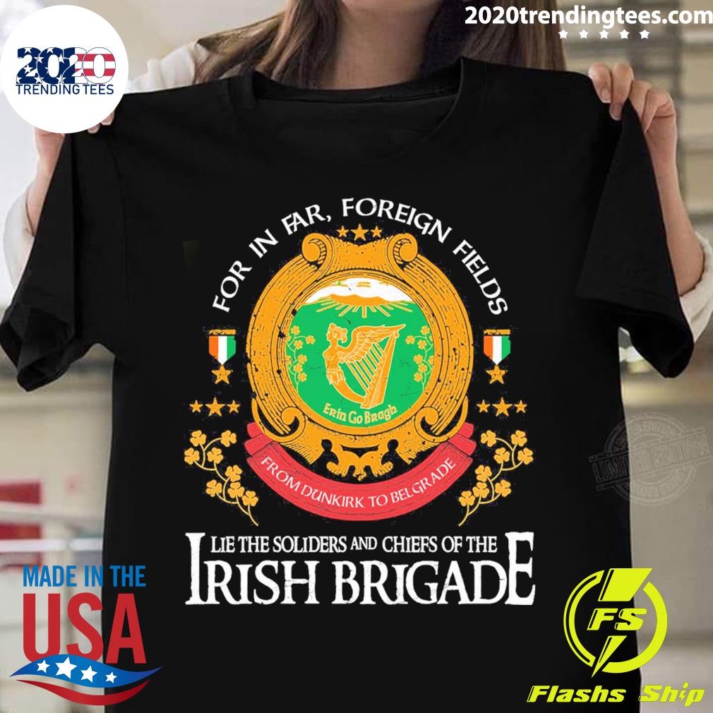 Official vintage Gettysburg Pennsylvania Irish Brigade Flag T-shirt
