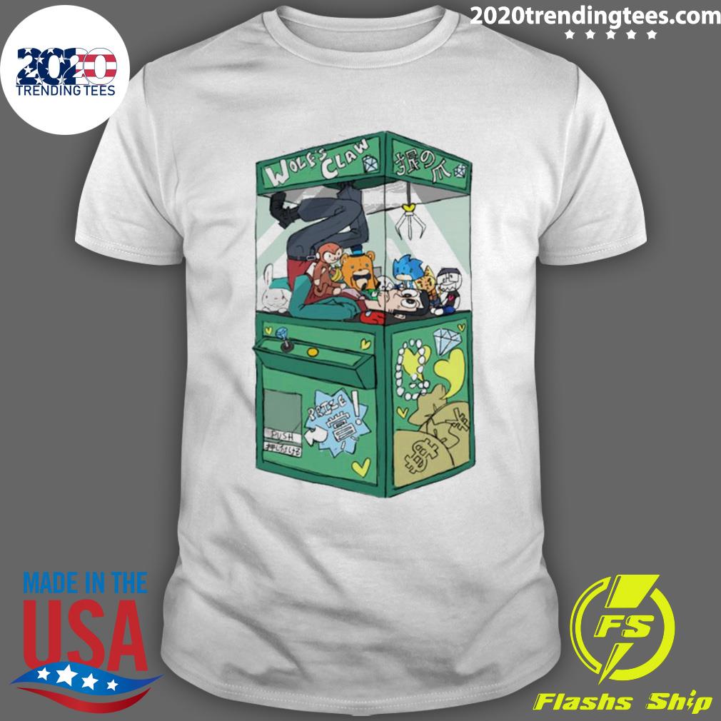 Official wolf’s Claw Game (green Jacket) Lupin Iii T-shirt