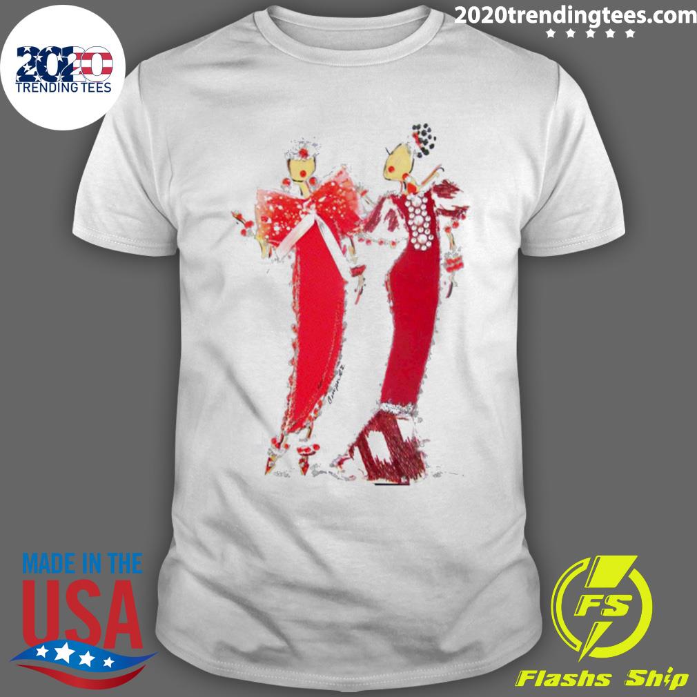 Official women In Red T-shirt
