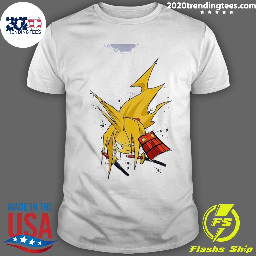 Official yellow Head Shaman King T-shirt