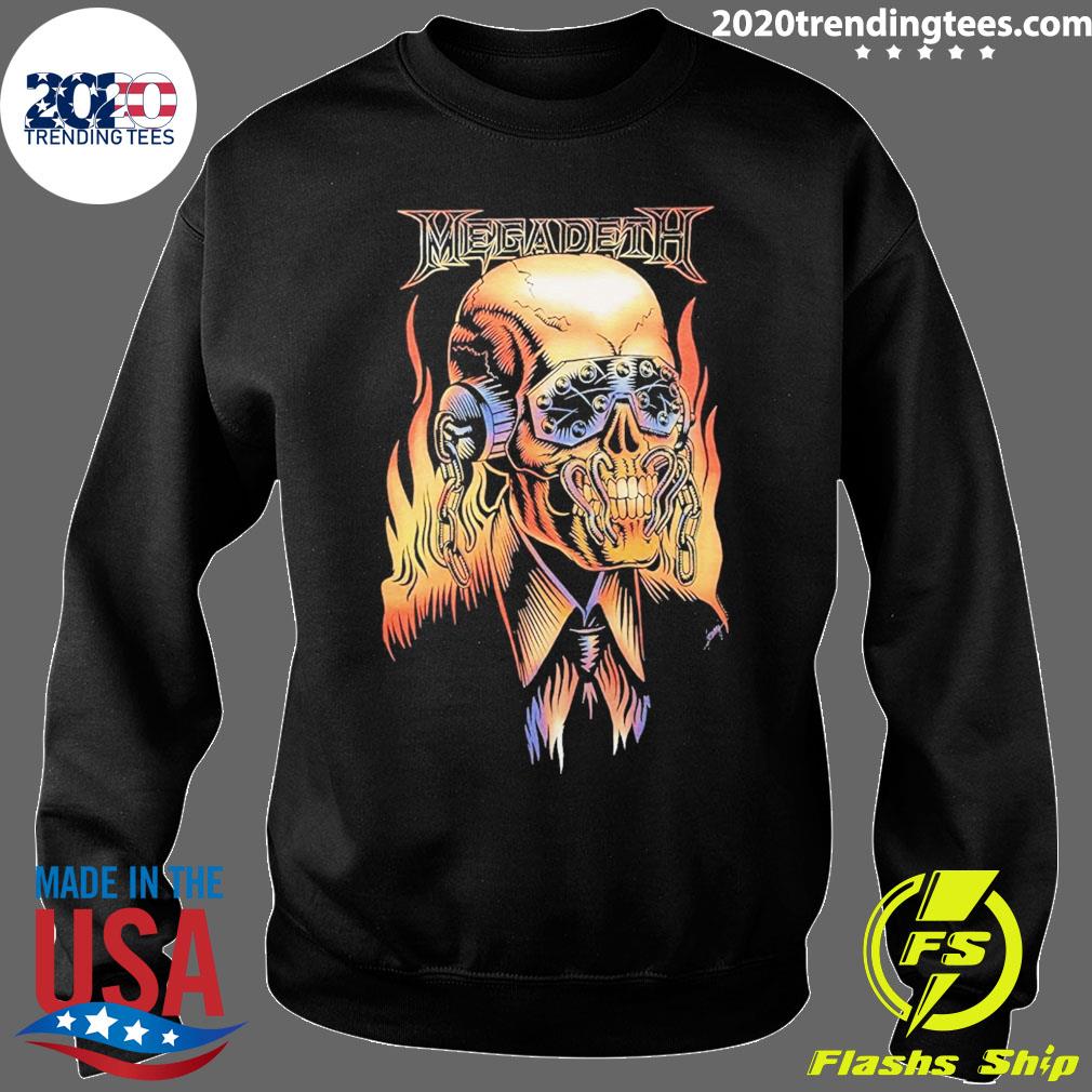 Megadeth Skull American Flag Shirt, hoodie, sweater, long sleeve and tank  top