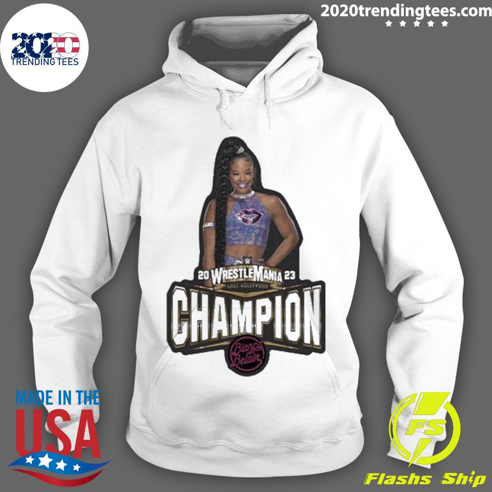 Official 2023 Wrestlemania Goes Hollywood Champions Bianca Belair T-shirt -  2020 Trending Tees