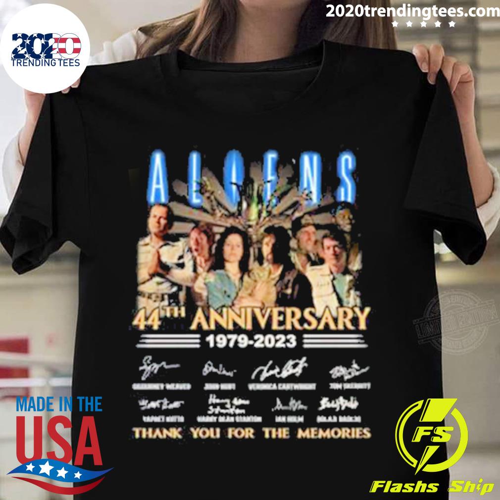 Official aliens Xenomorph T-shirt Aliens Movie T-shirt Aliens 44th Anniversary T-shirt