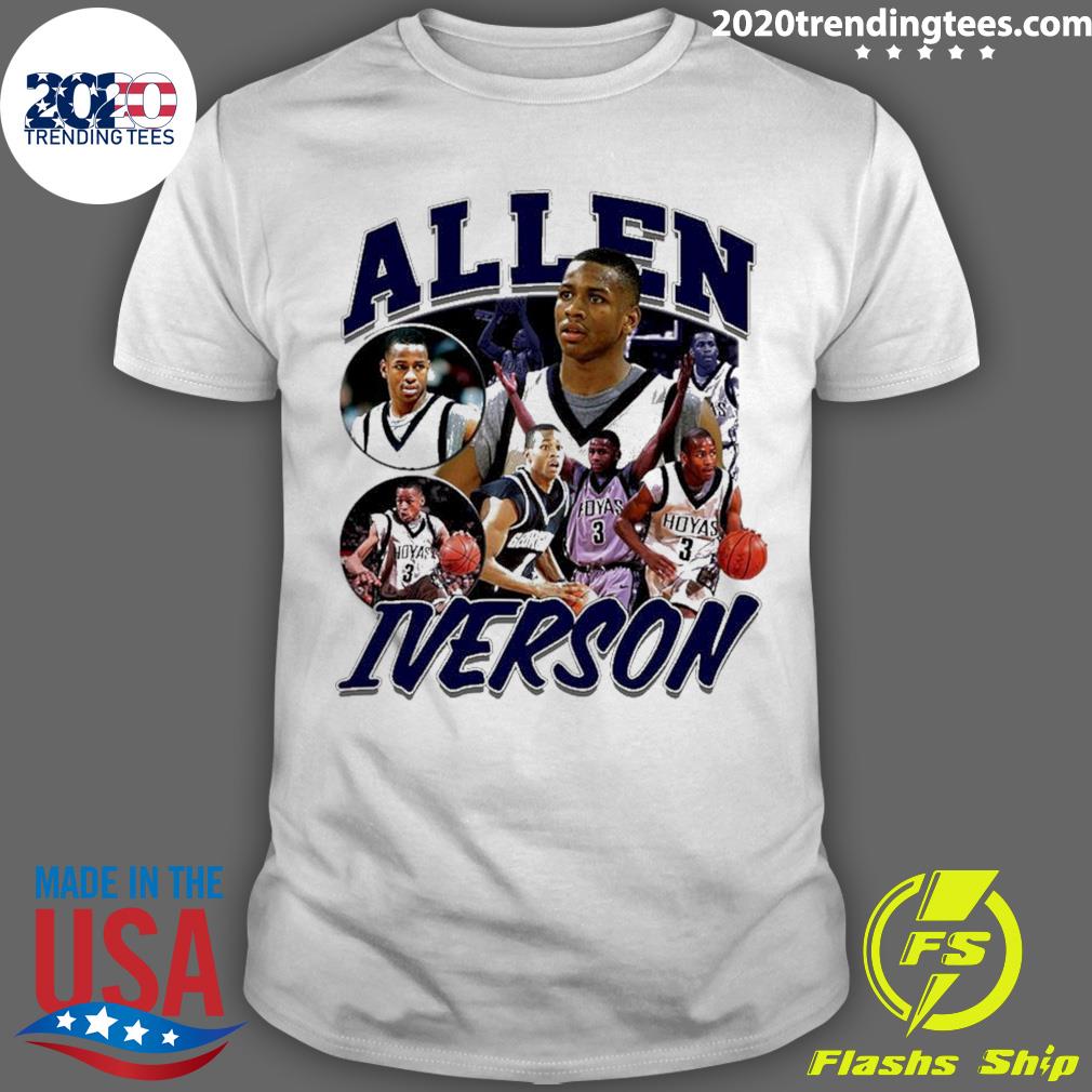 Official allen Iverson Georgetown Hoyas T-shirt