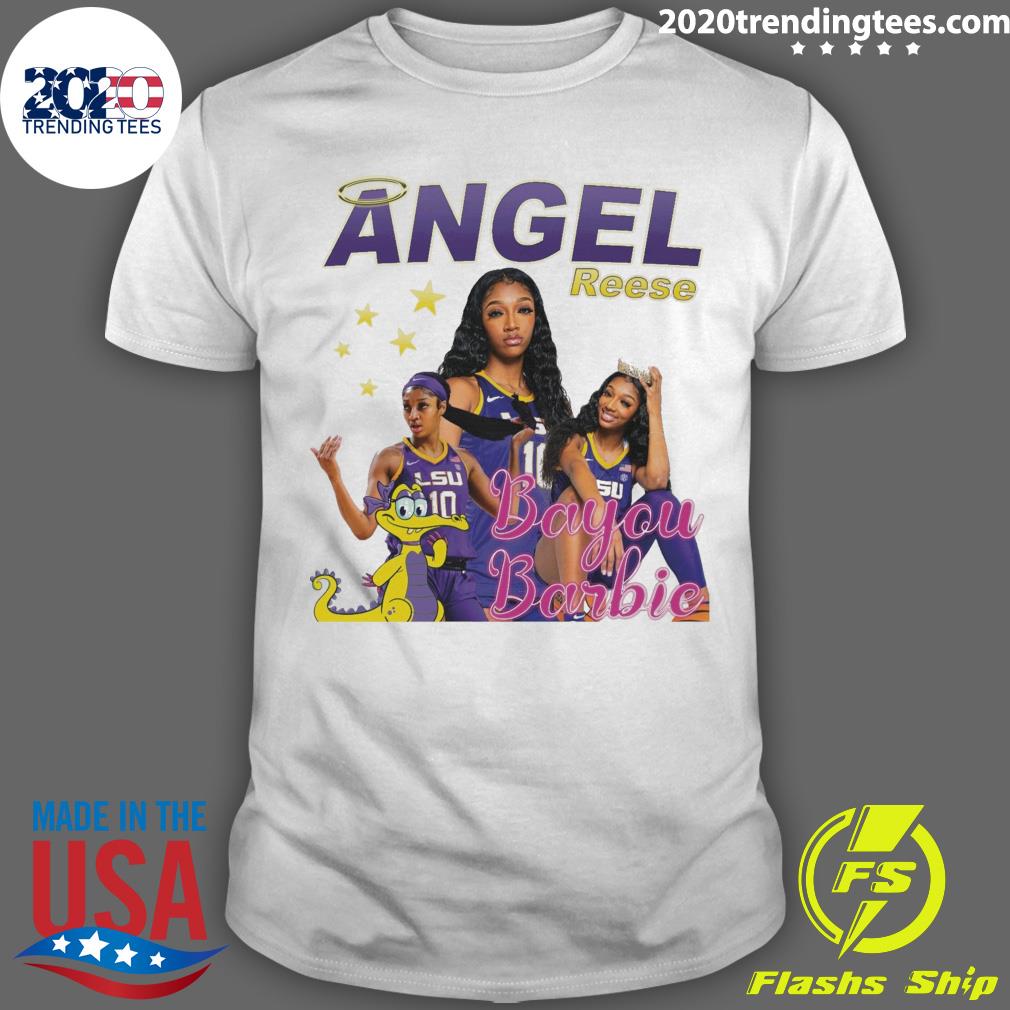 Official angel Reese Lsu Bayou Barbie T-shirt