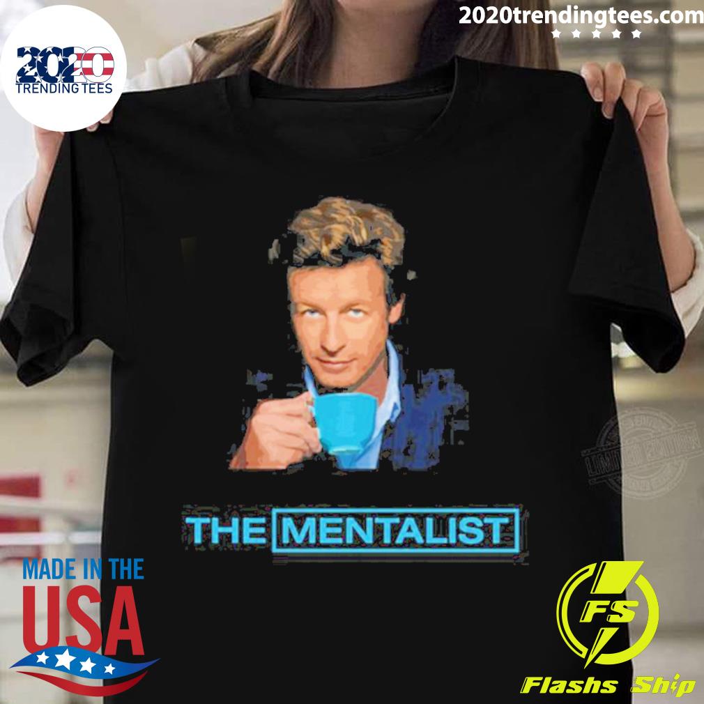 Official blue Tea Cup The Mentalist T-shirt
