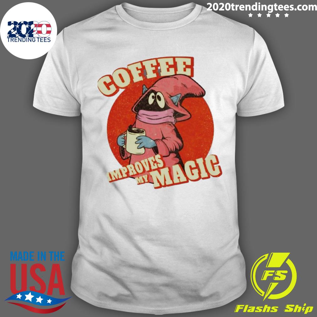 Official coffee Improves My Magic T-shirt