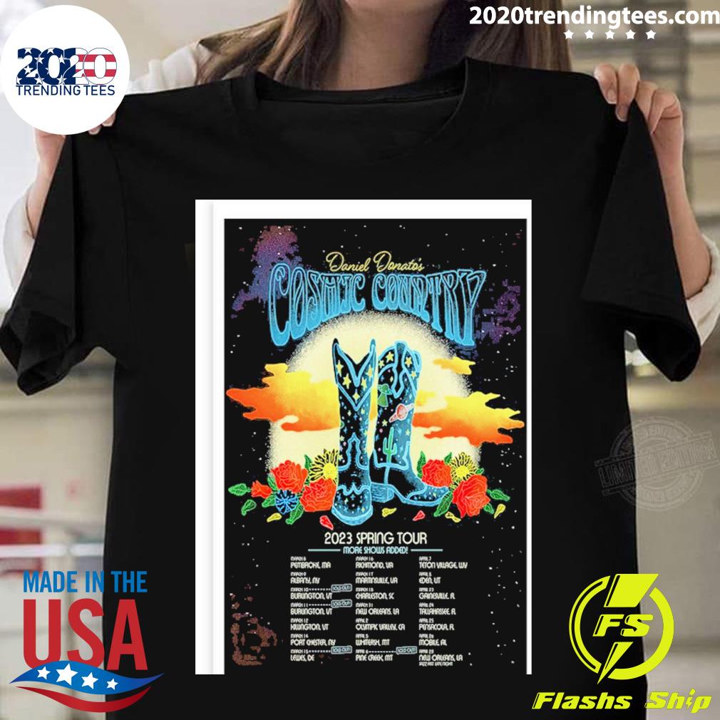 Official daniel Donato Comic Country 2023 Spring Tour Poster T-shirt