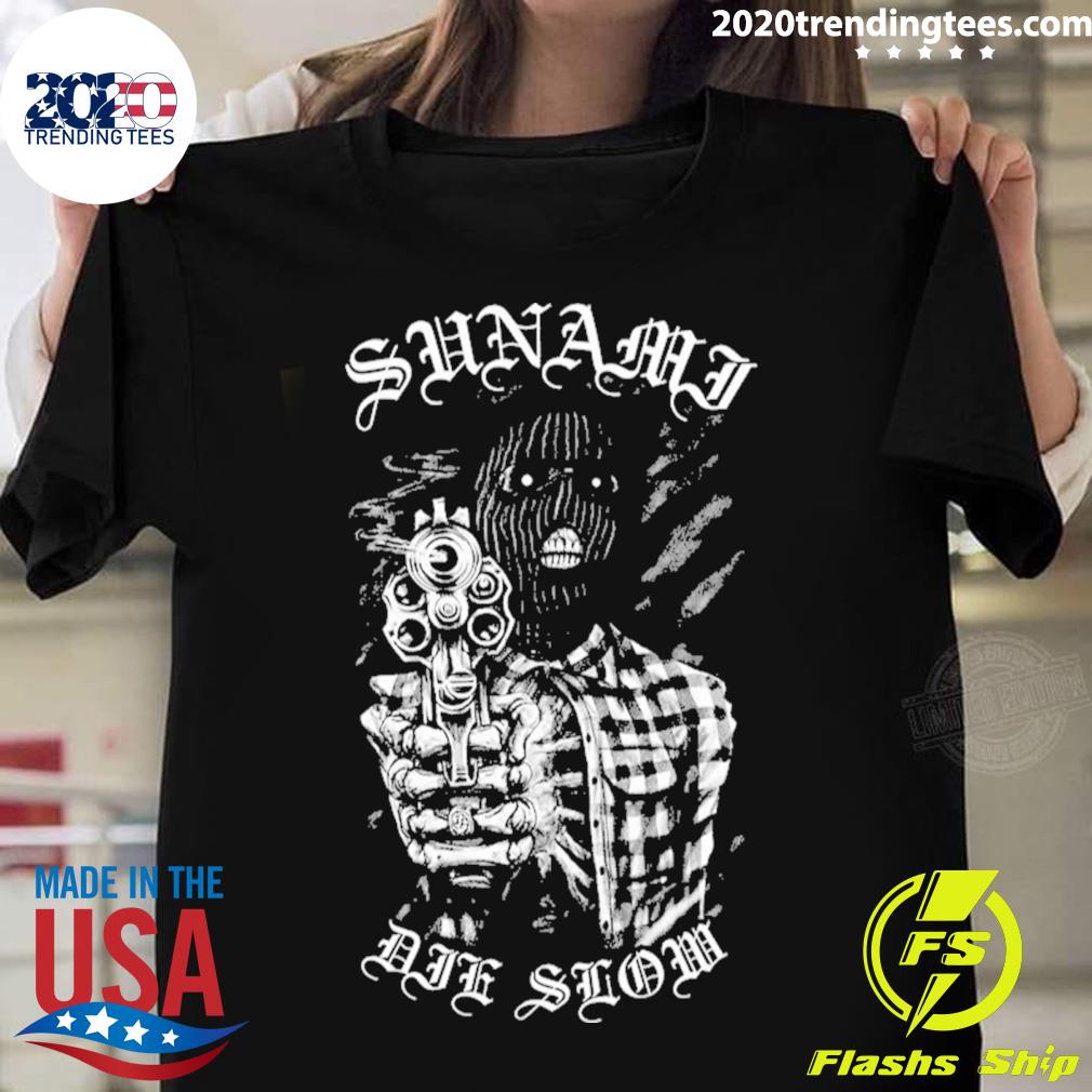 Official die Slow Gun Turnstile Holiday T-shirt