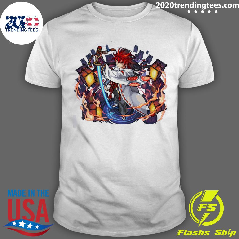 Official divine Blade Onimaru Ascension Monster Strike T-shirt