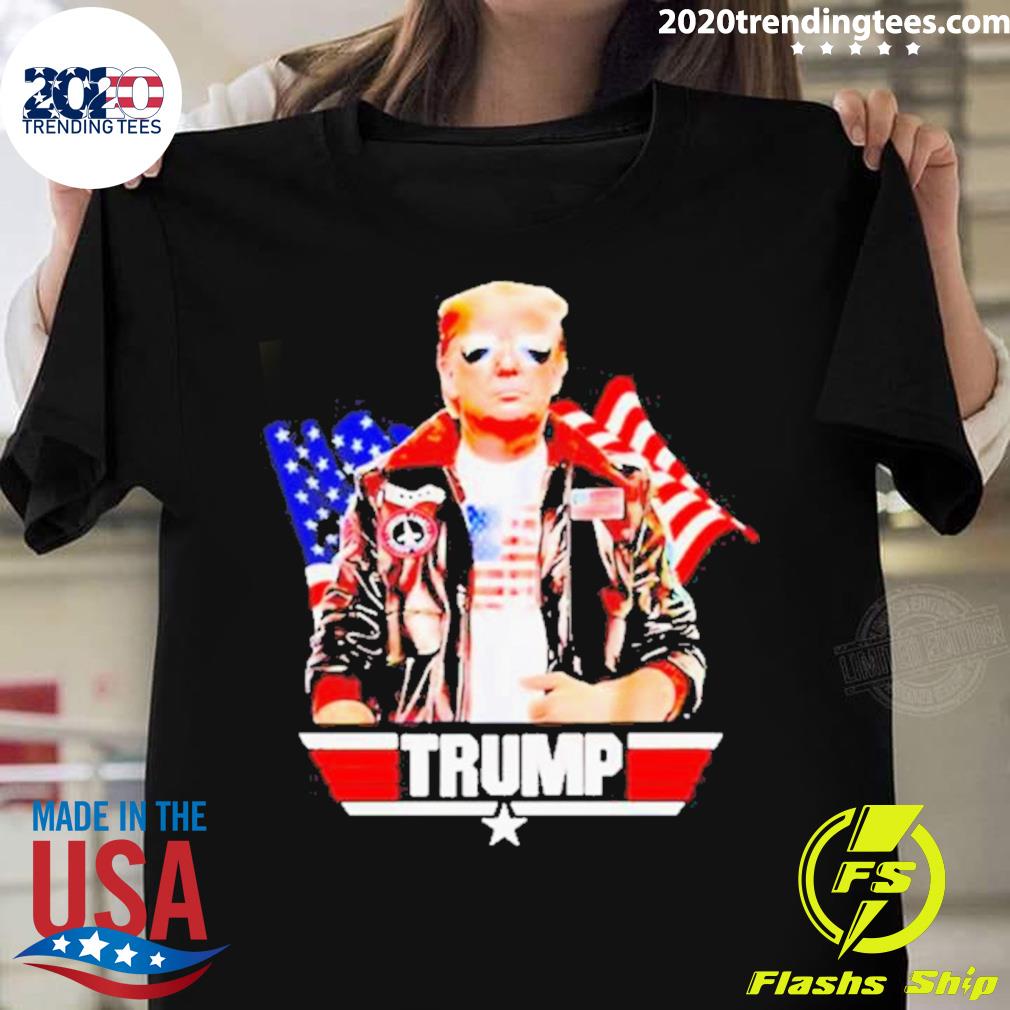 Official donald Trump Top Gun T-shirt