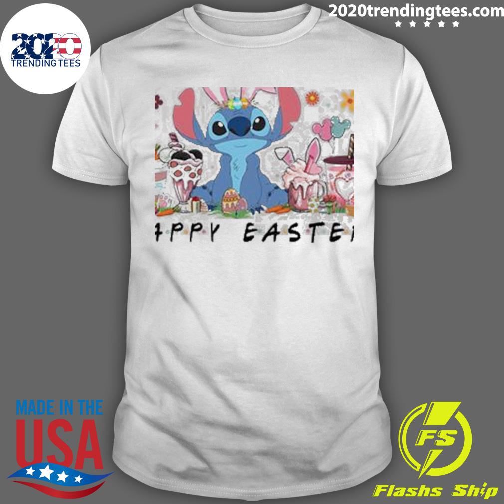 Official drinks And Foods Easter Bunny Stitch T-shirt