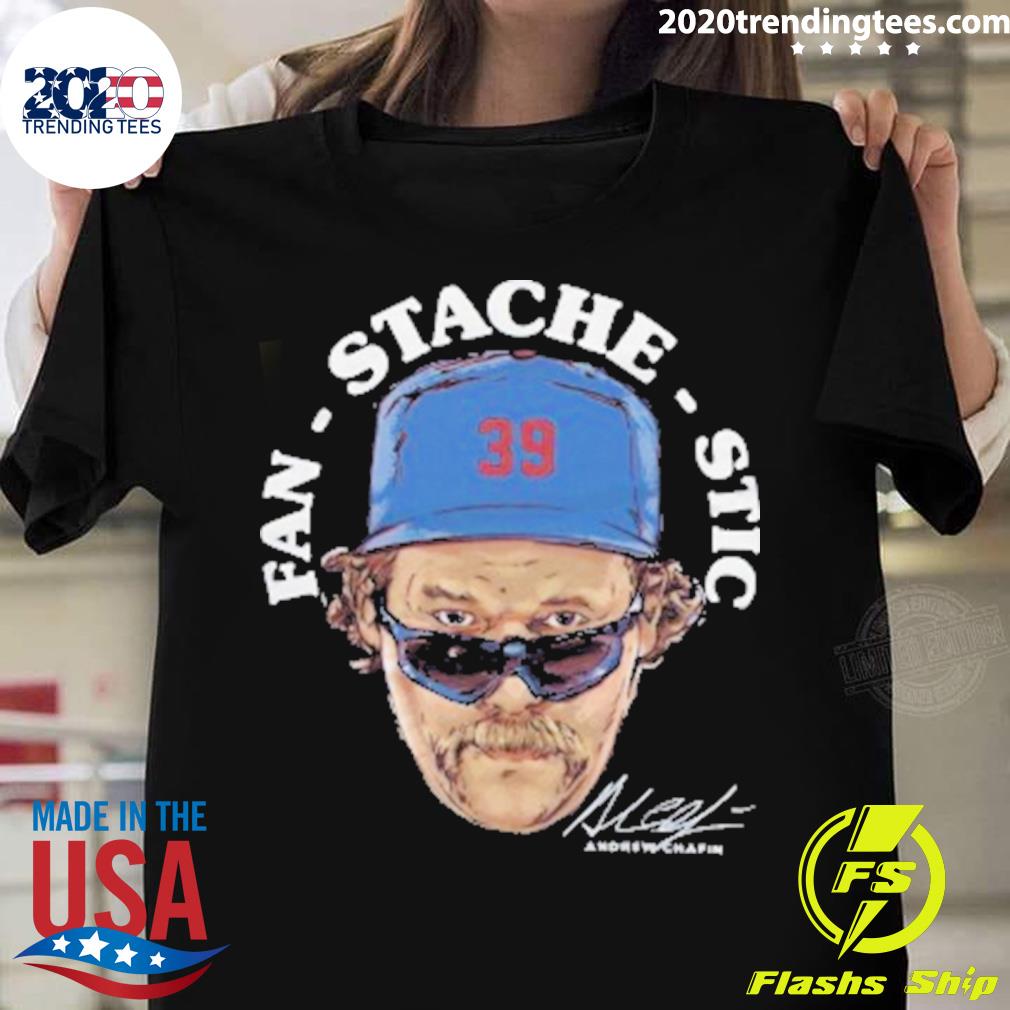 Official fan Stache Stic Andrew Chafin Baseball T-shirt