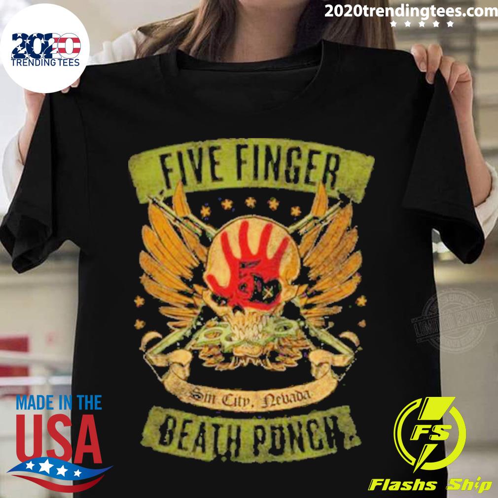 Official five Finger Death Punch Locked & Loaded T-shirt