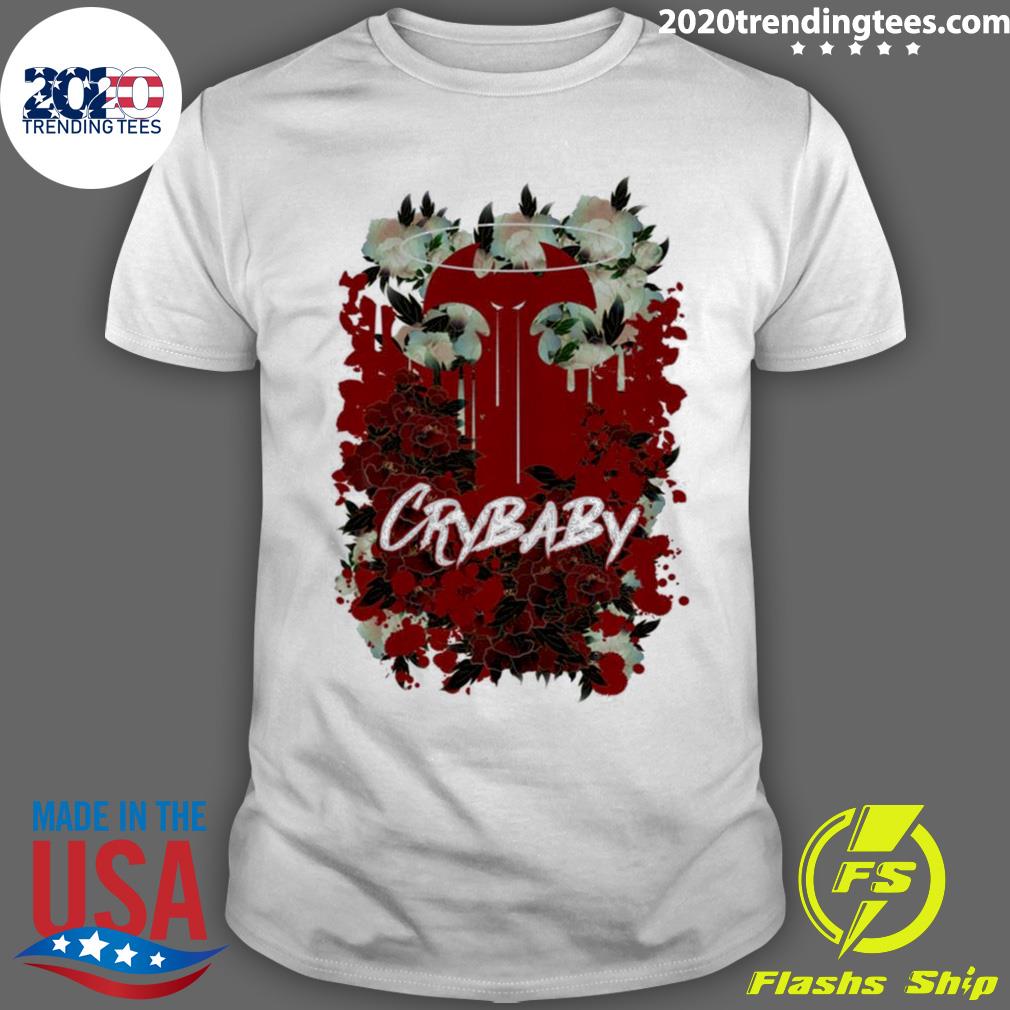 Official flower And Devilman Crybaby T-shirt