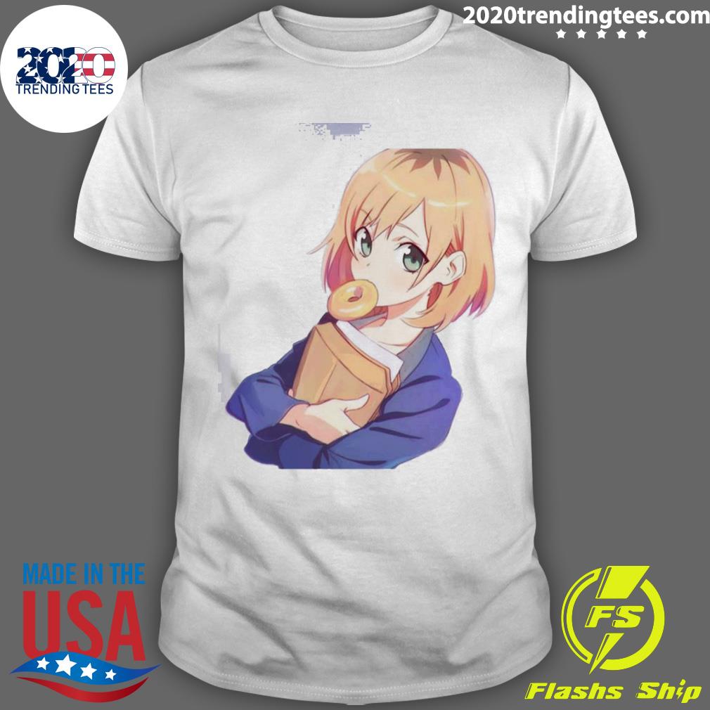 Official funny Shirobako Selection Project T-shirt