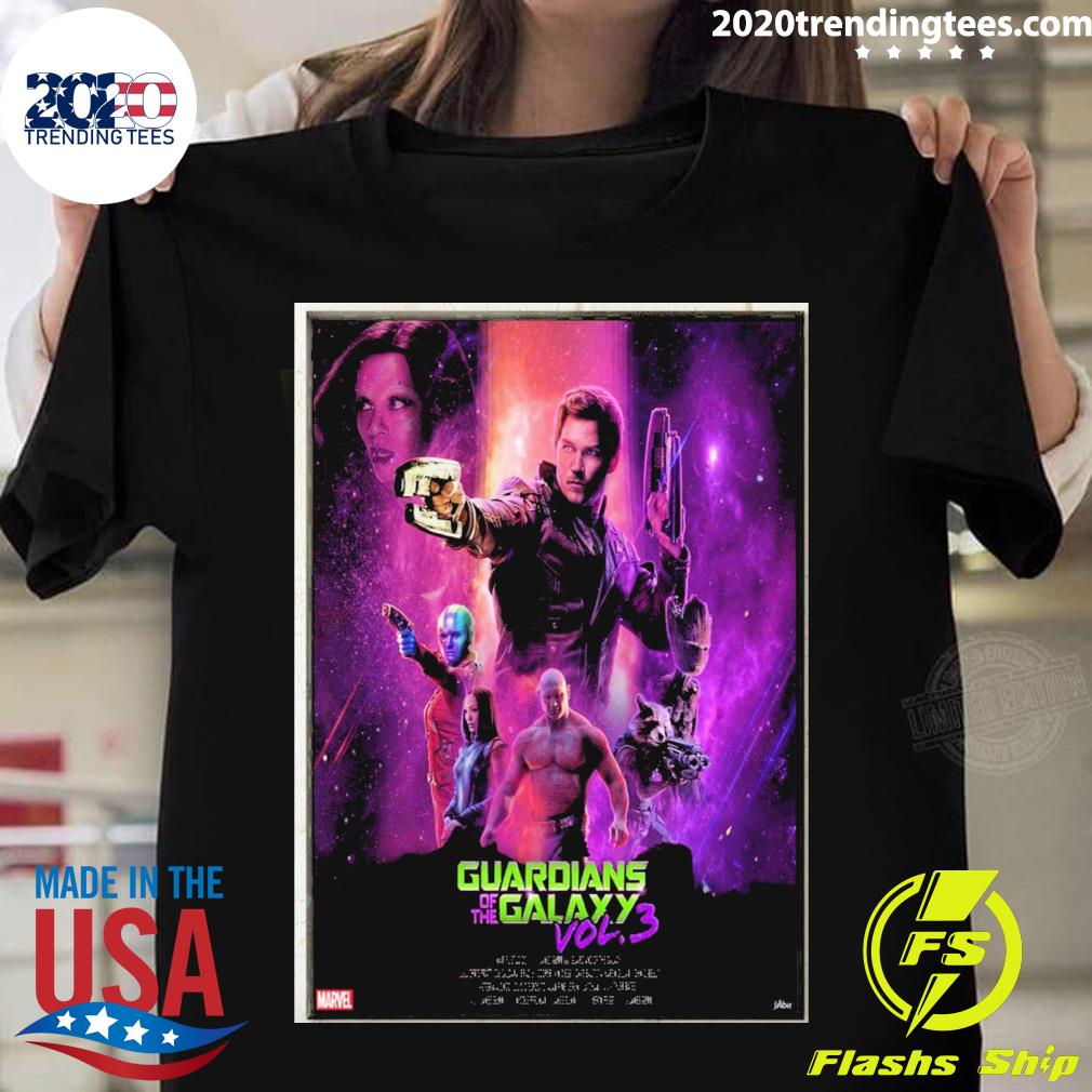 Official guardians Of The Galaxy Vol 3 Poster James Gun T-shirt
