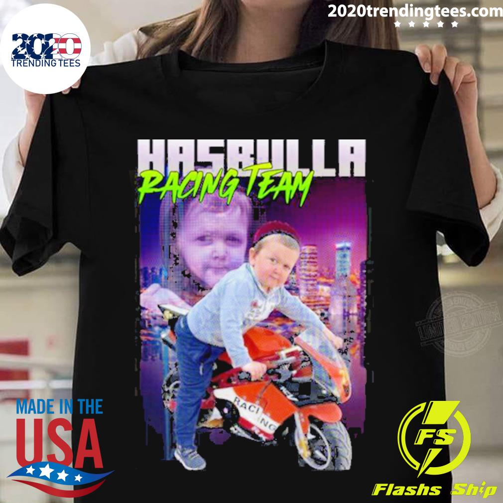Official hasbulla Racing Team Motorcycle T-shirt