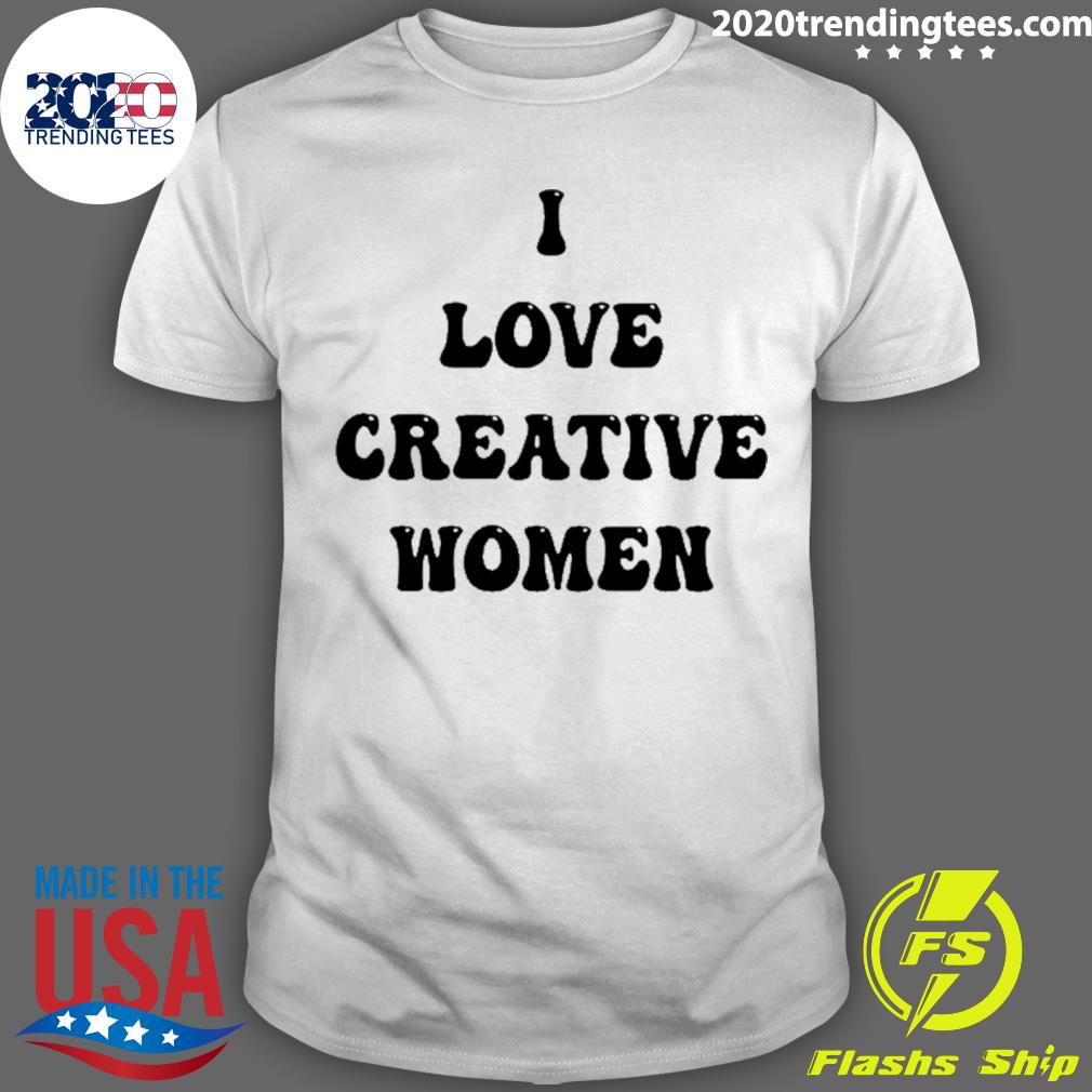 Official i Love Creative Women T-shirt
