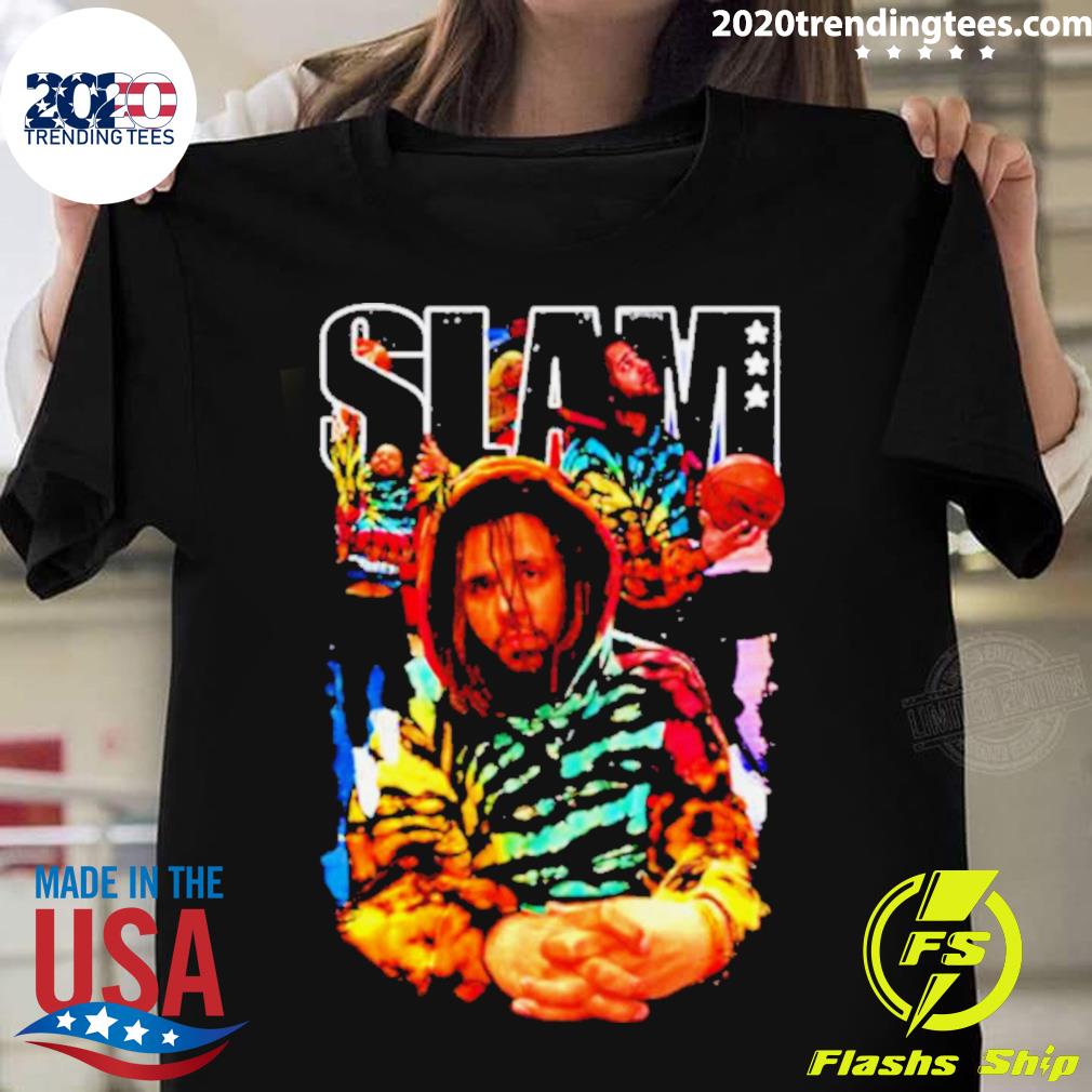 J Cole Slam Magazine Basketball Rap Shirt