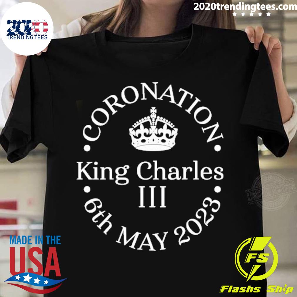 Official king Charles Iii Coronation 2023 T-shirt