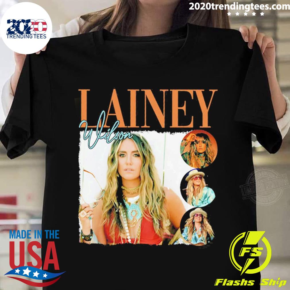 Official lainey Wilson Trippy Peach Tour 2023 T-shirt