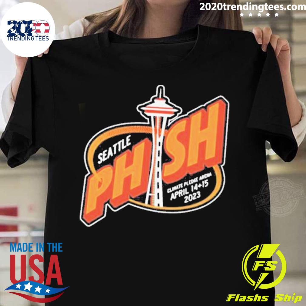Official livephish Seattle Phish Climate Pledge Arena April 14-15-2023 T-shirt