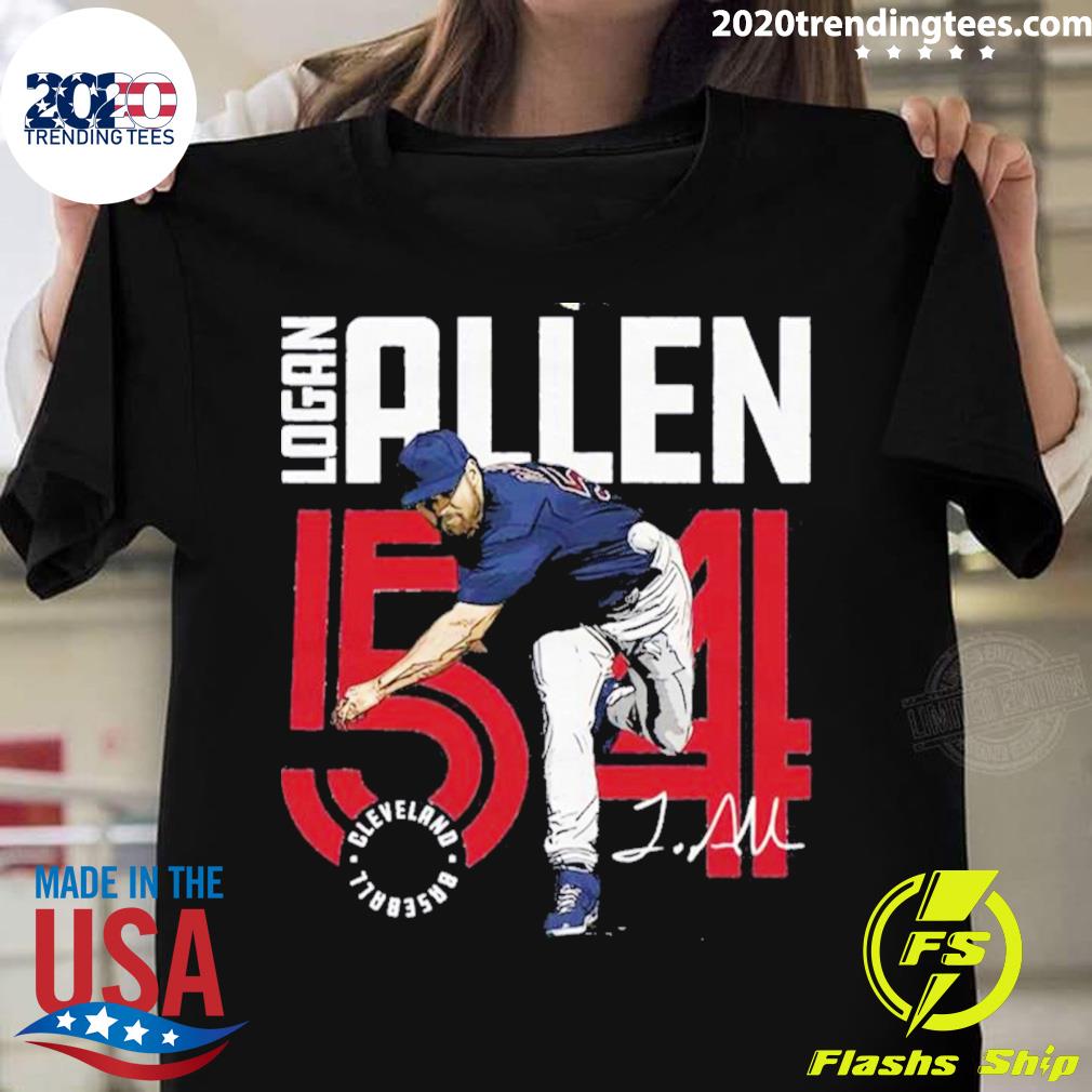 Official logan Logan Allen 54 Baseball T-shirt
