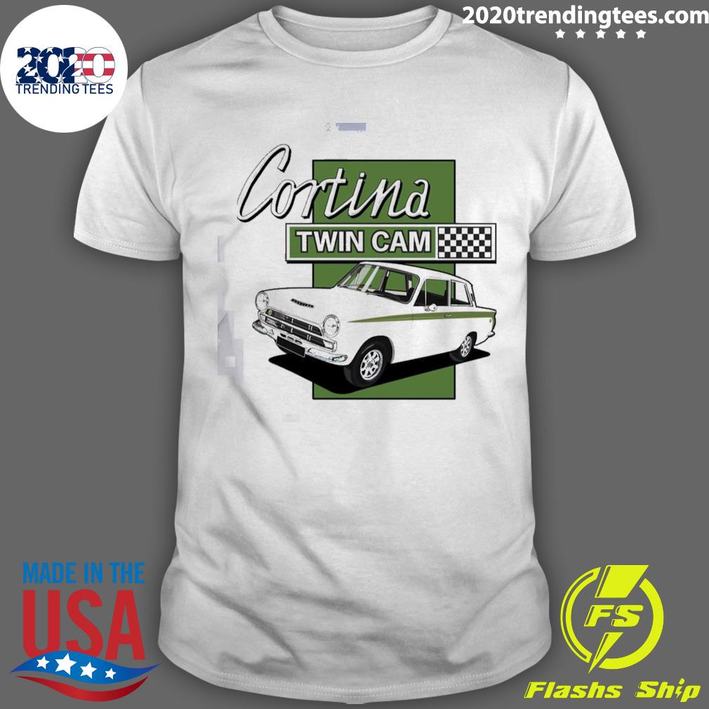 Official lotus Cortina Mk1 Twin Cam T-shirt