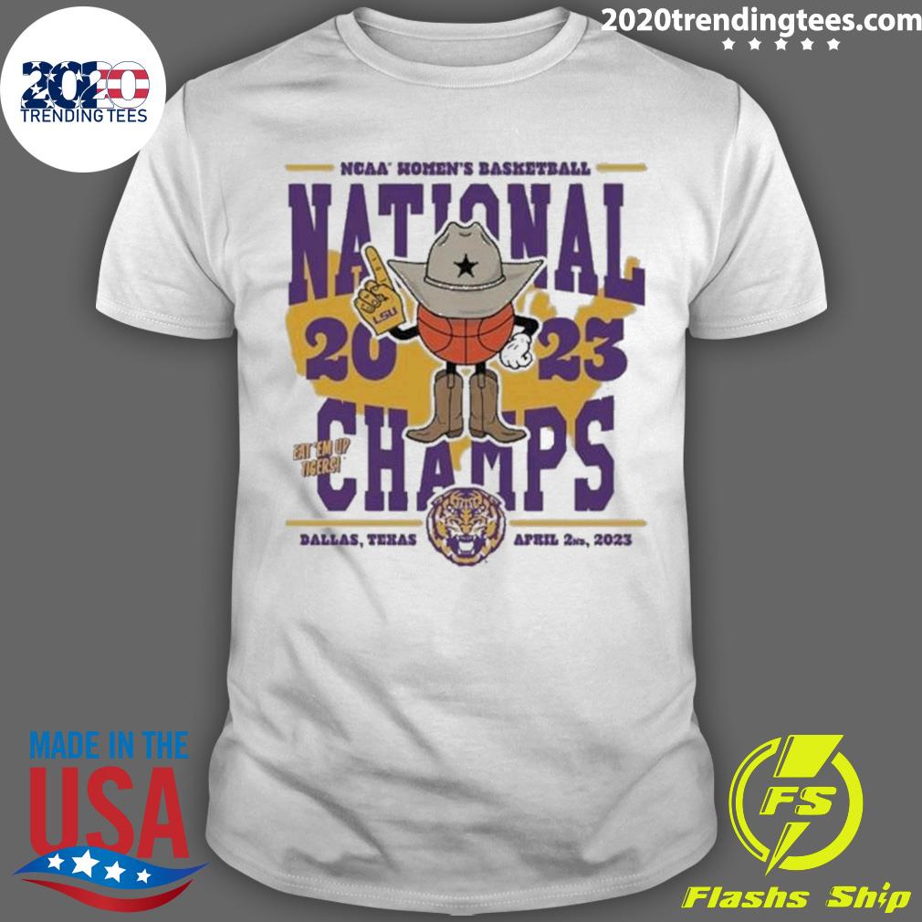 Official lsu 2023 Ncaa National Champs Eat ’em Up Tigers T-shirt
