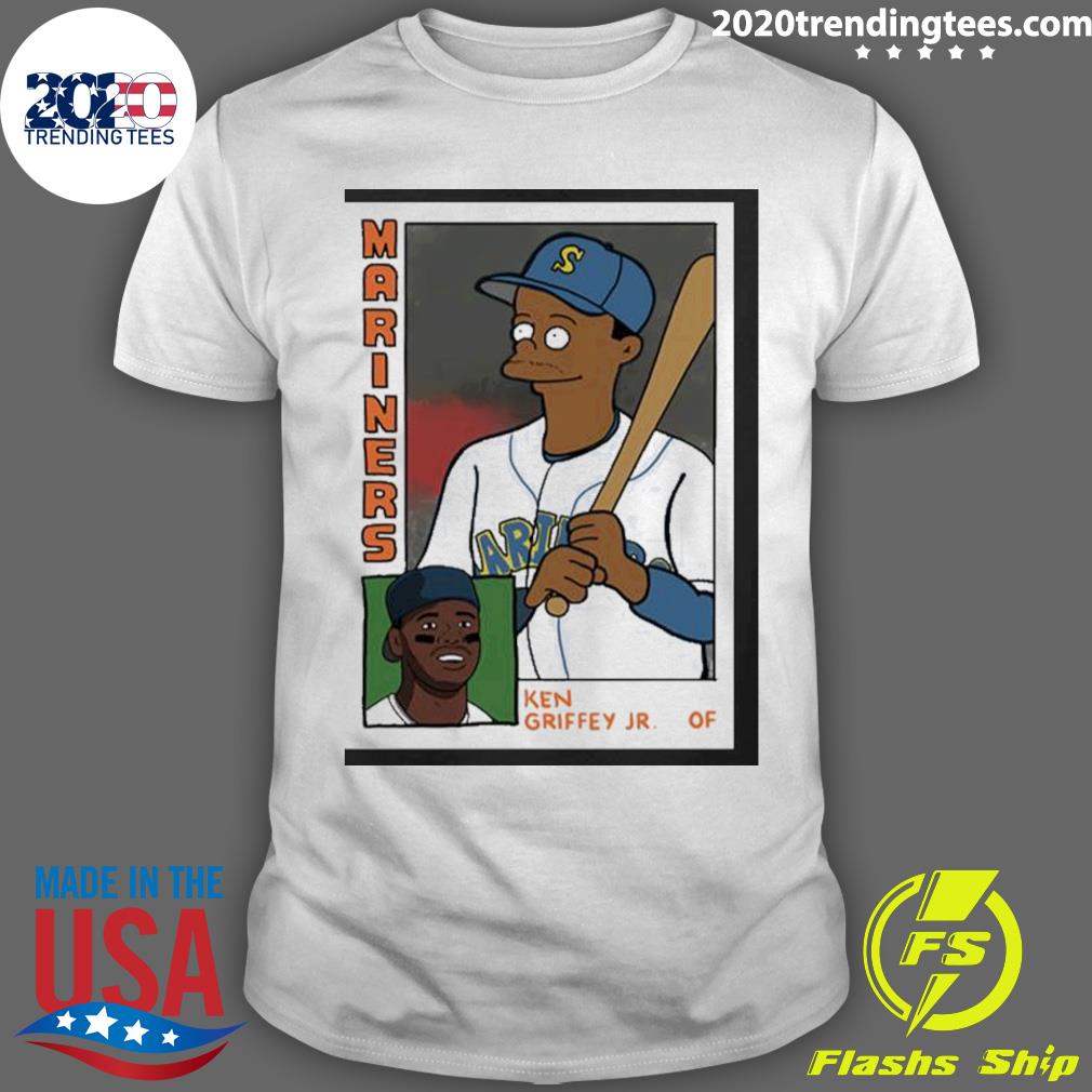 Official mariners Ken Griffey Jr 24 Card Baseball T-shirt