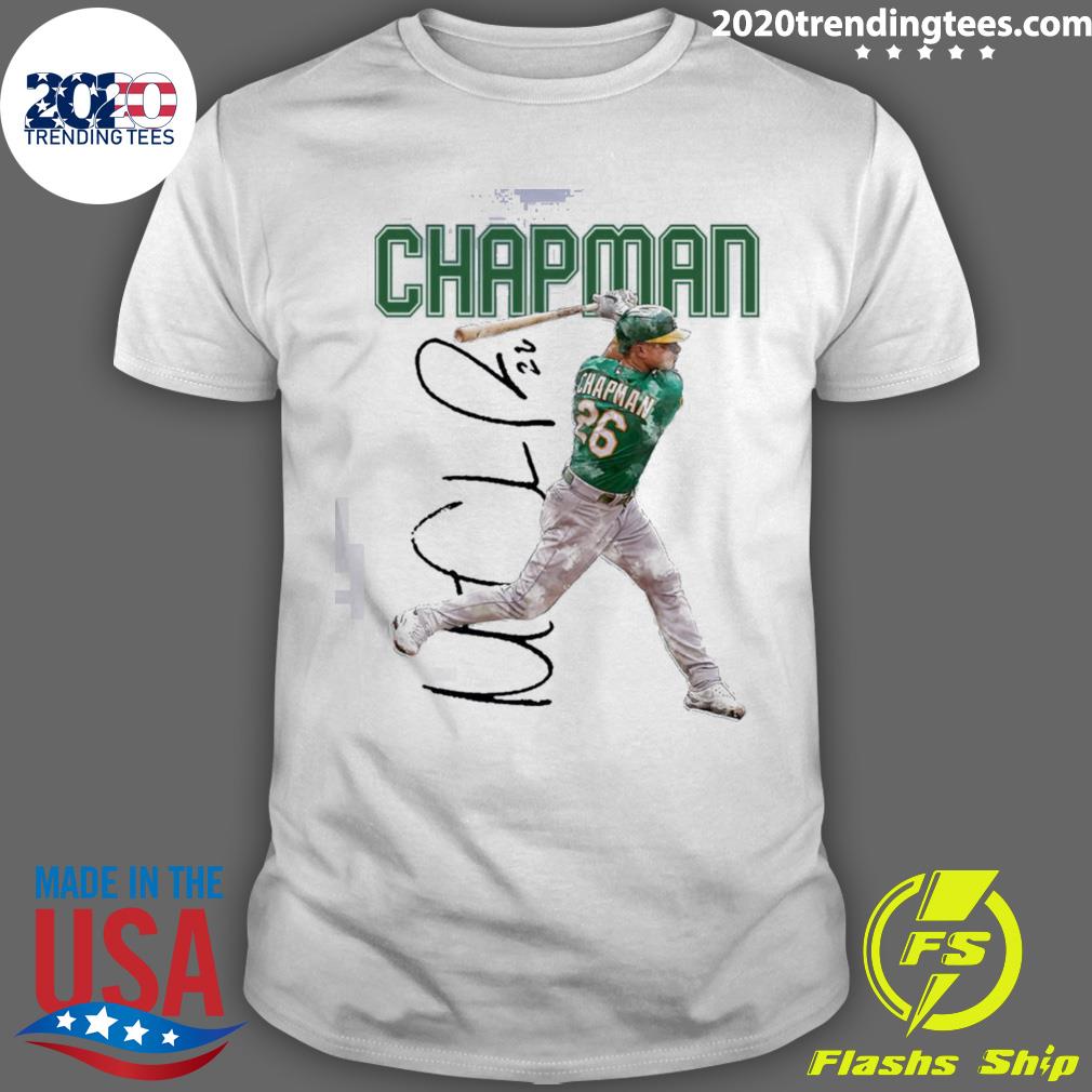 Official matt Chapman 26 Baseball T-shirt