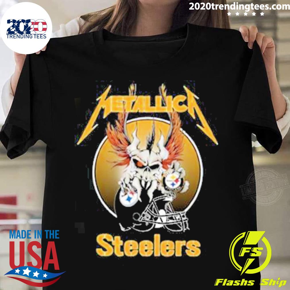 Official metallica Pittsburgh Steelers T-shirt