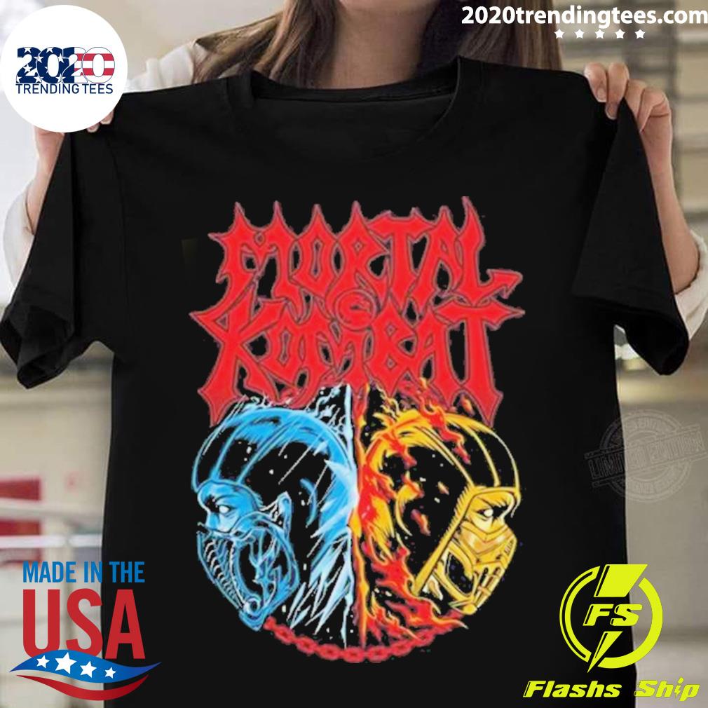 Official mortal Kombat Fire And Ice T-shirt