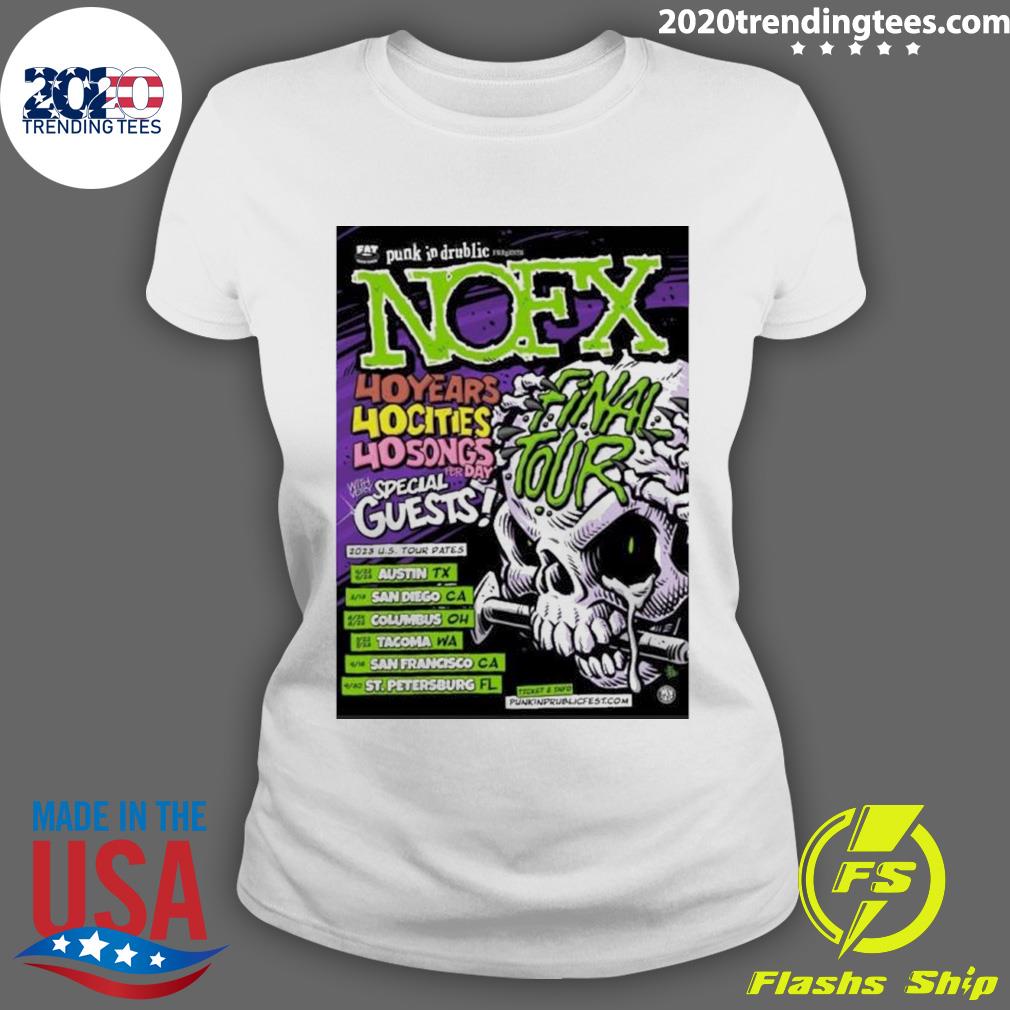 新品未使用 NOFX Final Tour Skull Tシャツ 2XLサイズ 日本未発売】NOFX FINAL TOUR Tシャツ XL オーストラリア - メルカリ