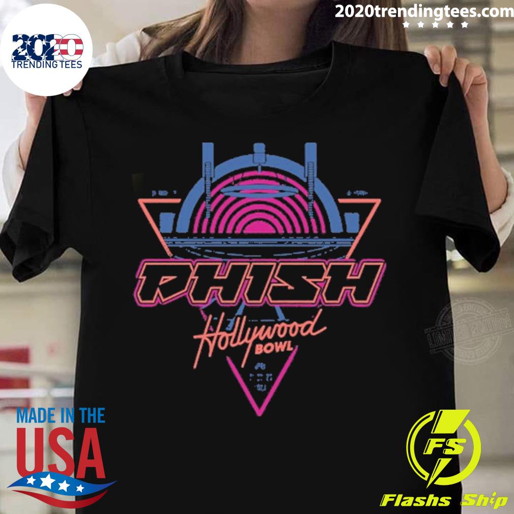 Official phish Tour '23 Los Angeles Hollywood Bowl 2023 T-shirt
