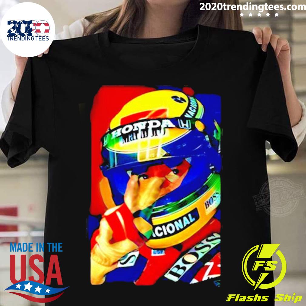 Official pop Art Ayrton Senna T-shirt