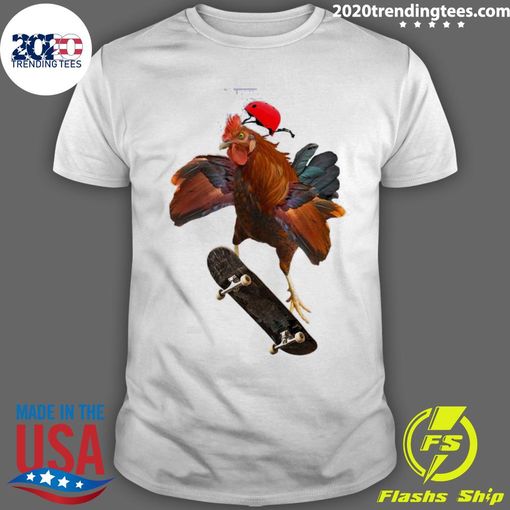 Official rad Skateboarding Chicken T-shirt