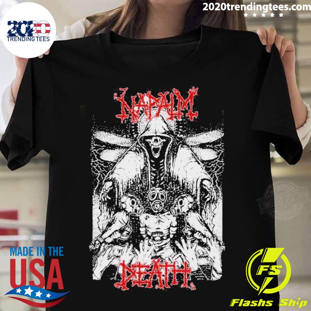Official scary Art Napalm Death T-shirt