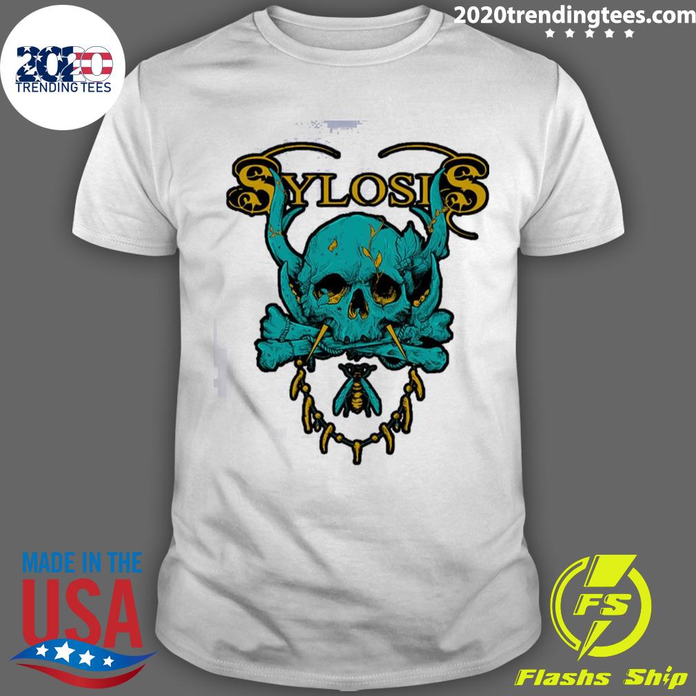 Official skull Art Sylosis Band T-shirt