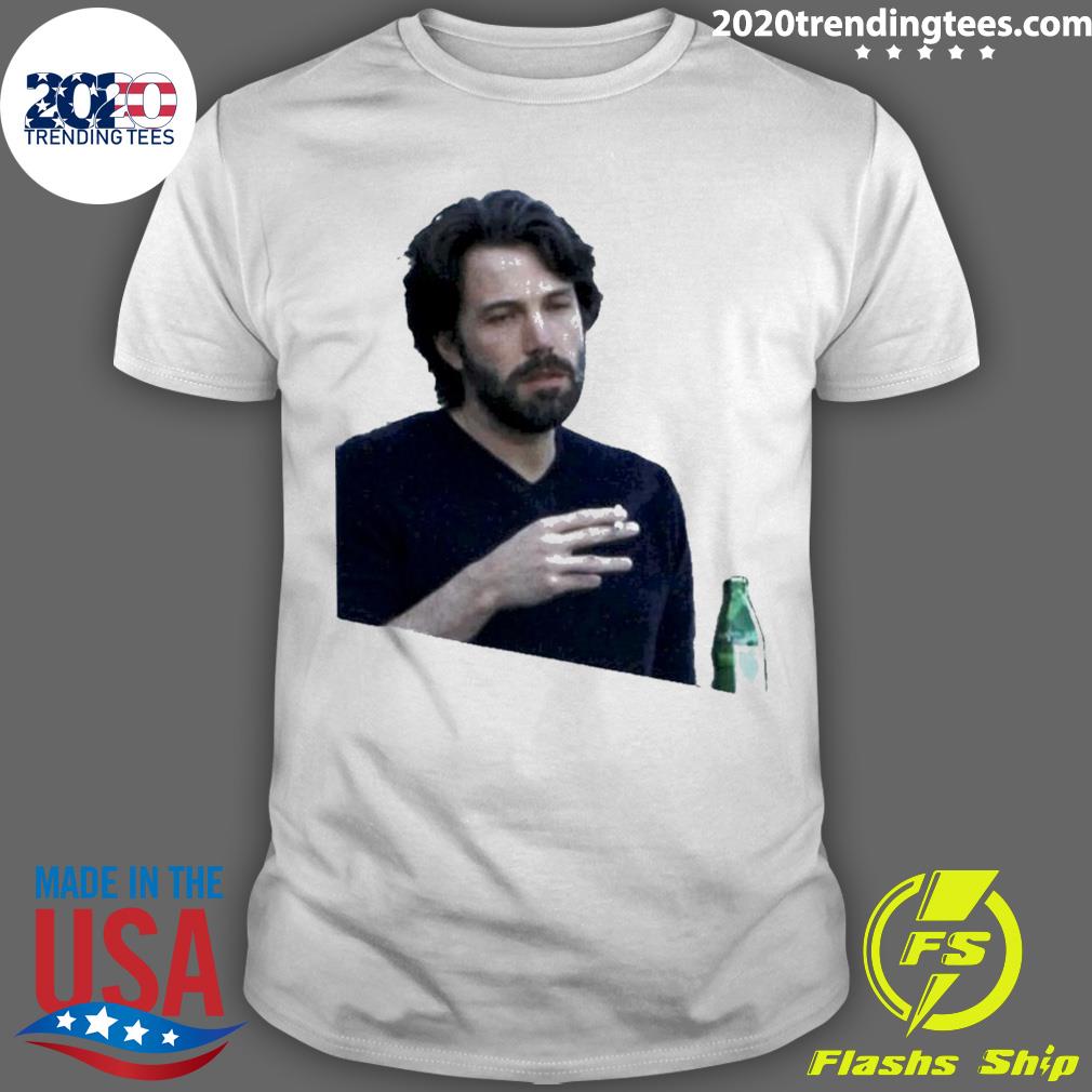 Official smoking Ben Affleck Meme T-shirt